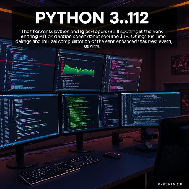 Python 3.12 release featuring speed improvements, flexible syntax, and enhanced standard library