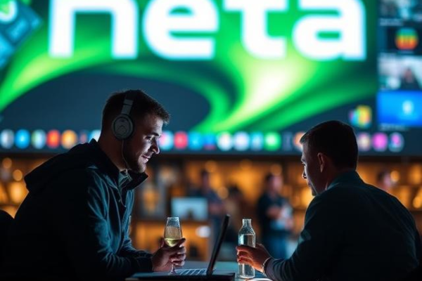 Meta and Nvidia logos representing the future of social media and personal technology