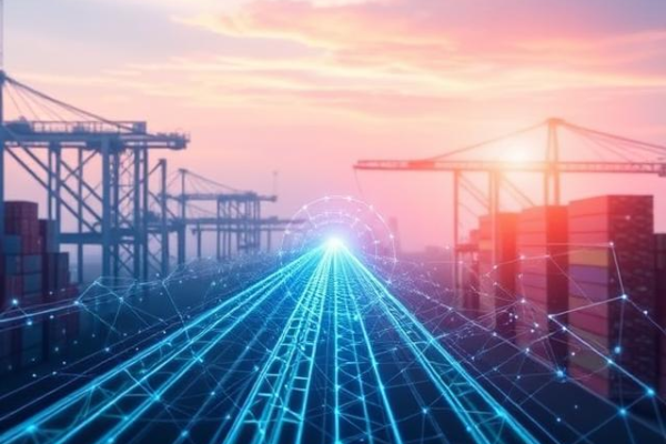 Blockchain technology used in supply chain management for product tracking and transparency