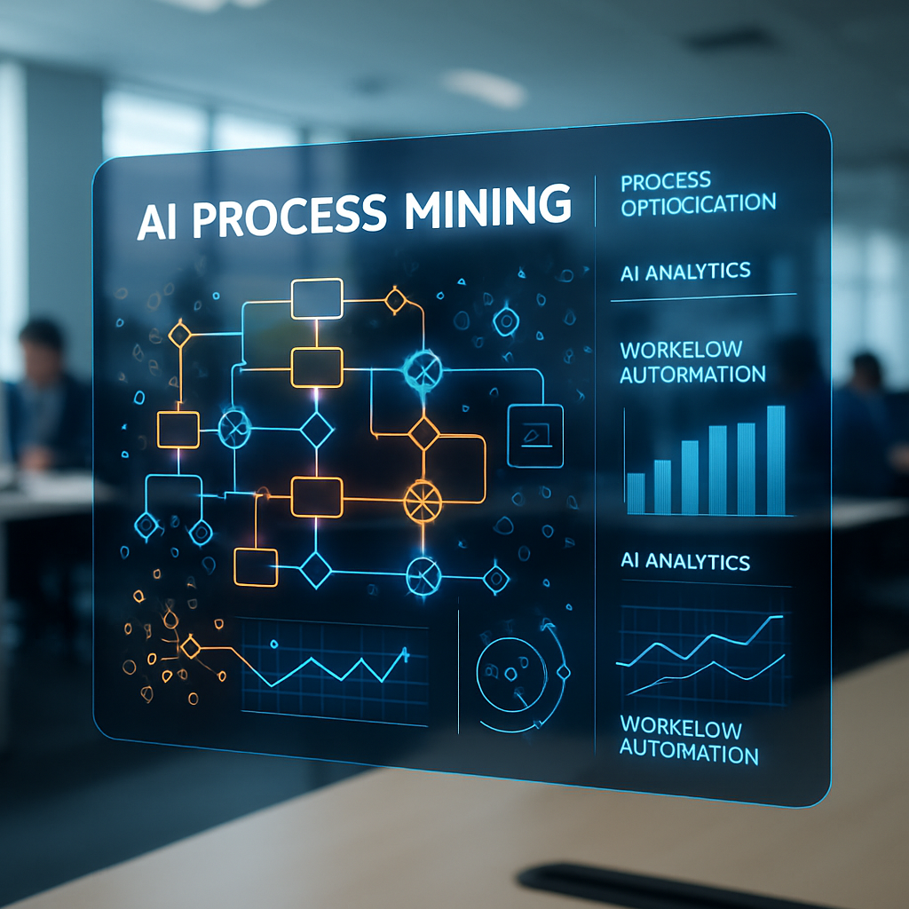 Process mining and AI tools automating back-office business operations