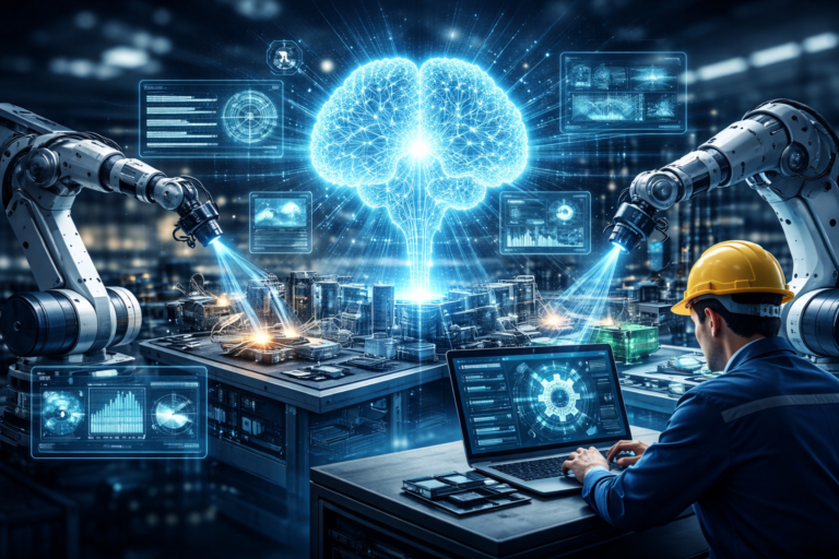 Artificial Intelligence powering modern engineering systems in a smart factory