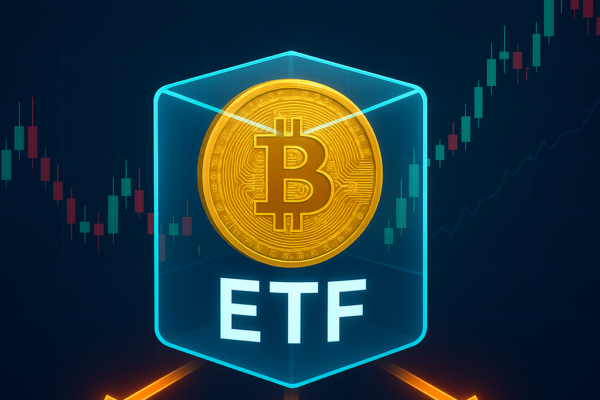 Bitcoin ETF outflows chart showing investor selling pressure and market volatility