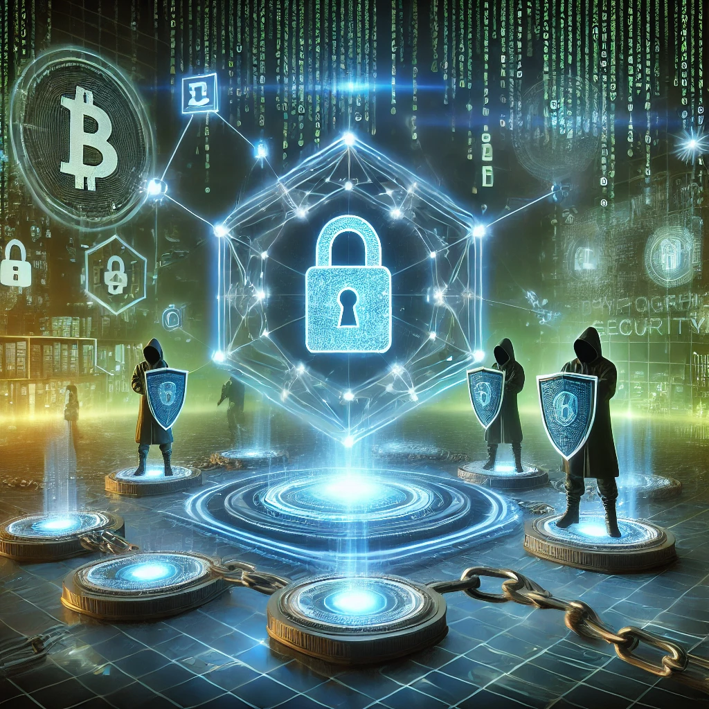 Blockchain technology network securing digital data against cyber threats