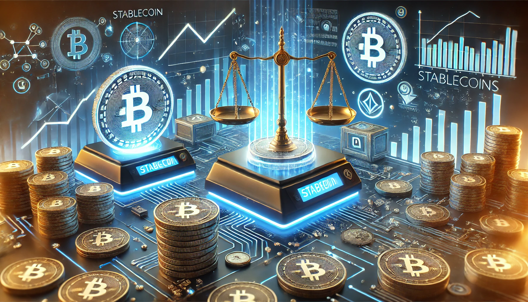 Stablecoins USDT USDC DAI shaping the cryptocurrency market
