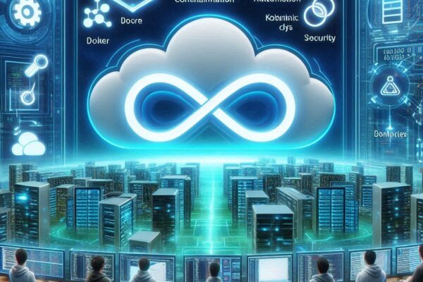 Custom software development process showing design, coding, testing, and deployment stages