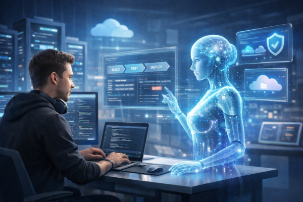 AI transforming DevOps workflows with automated pipelines and predictive monitoring in 2026
