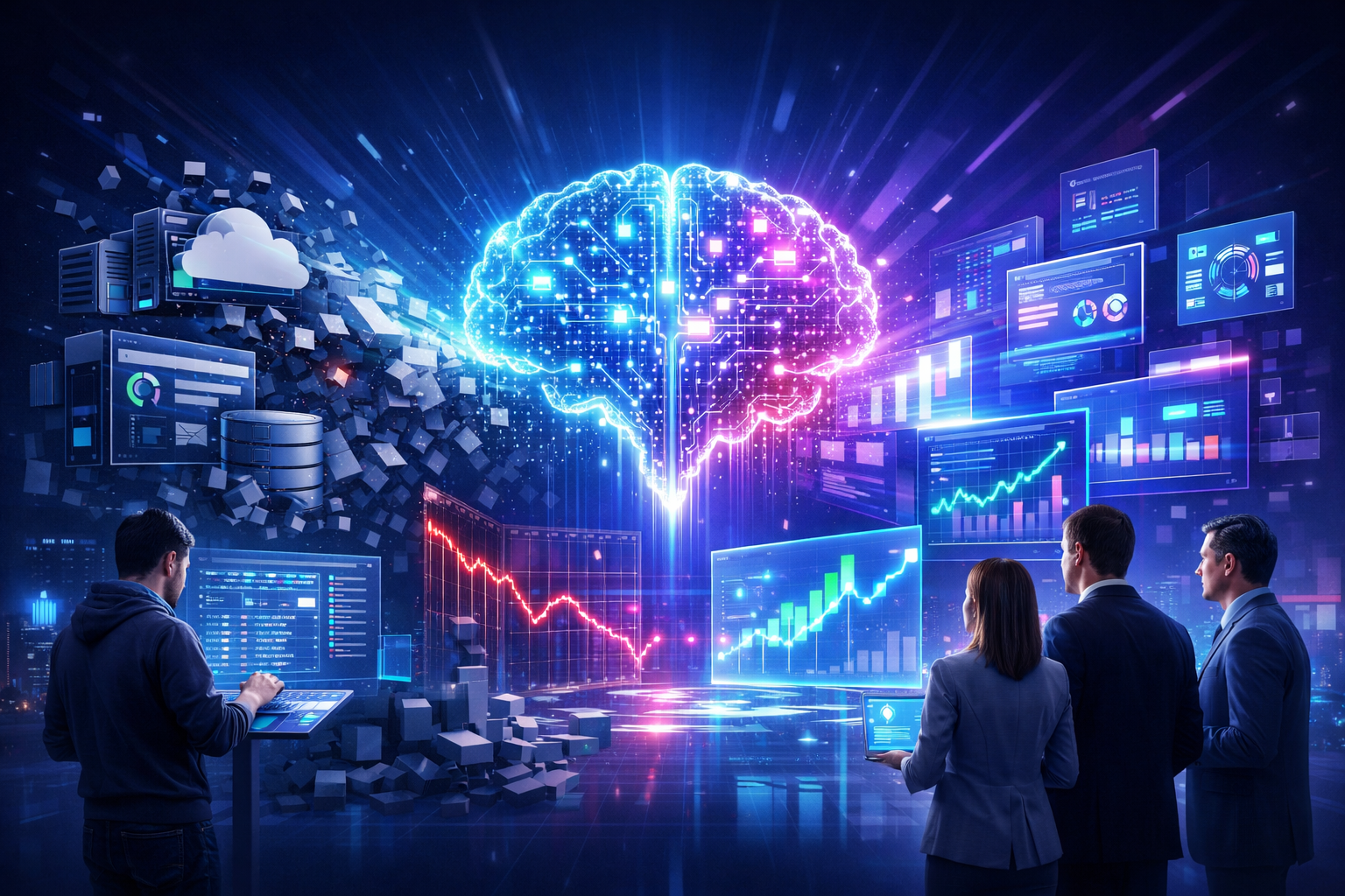 AI disruption transforming software markets and SaaS industry in 2025