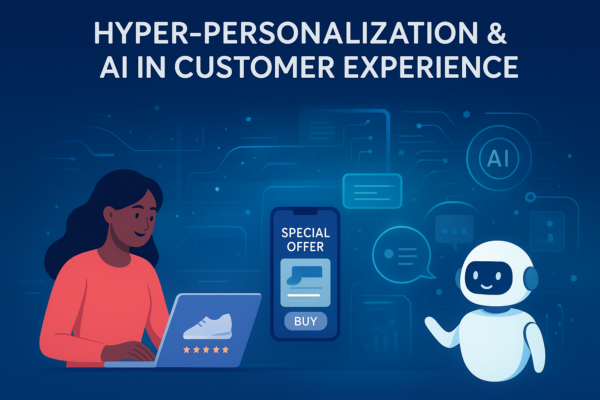 AI-powered hyper-personalization transforming customer experience with real-time data and machine learning