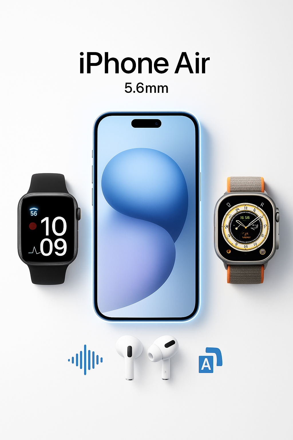 Apple iPhone Air, Apple Watch Series 11, Ultra 3, SE 3 and AirPods Pro 3 announced at September 2025 event
