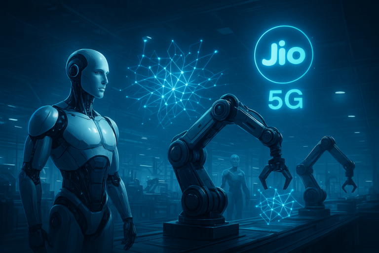 Reliance Industries AI-powered robotics and automation in Indian manufacturing