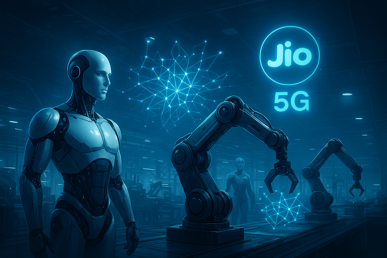 Reliance Industries AI-powered robotics and automation in Indian manufacturing