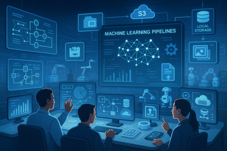 MLOps machine learning operations pipeline diagram for scalable AI deployment