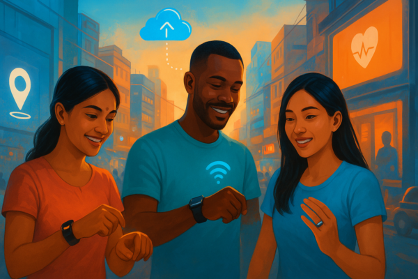 Affordable smartwatch and fitness tracker worn in an emerging market like India