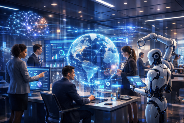 Artificial Intelligence transforming global business operations in 2025