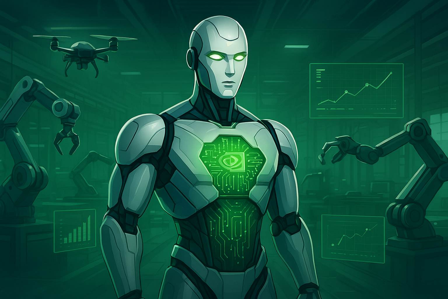 Nvidia Jetson Thor AI module for advanced robotics applications