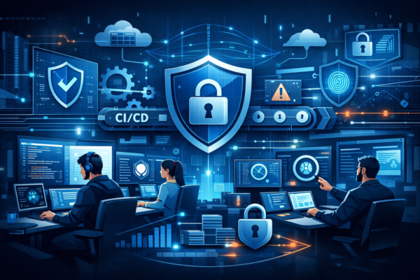 DevSecOps security-driven software engineering process showing development, security, and operations collaboration