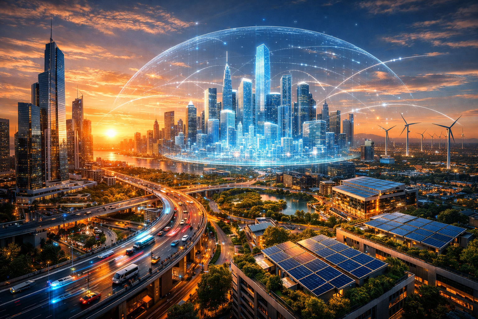 Smart urban systems and resilient city infrastructure with IoT sensors and digital connectivity