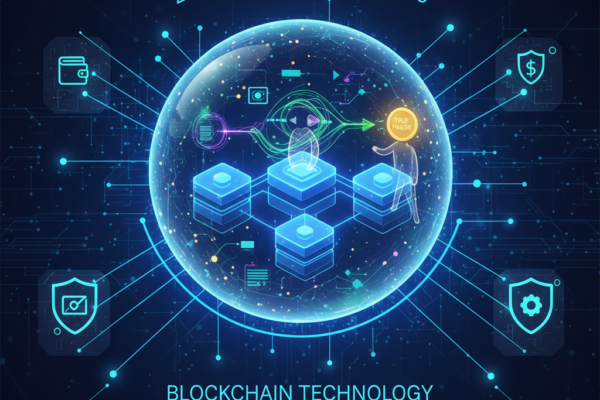 Zero-Knowledge Proofs ZKP in blockchain technology privacy and security illustration