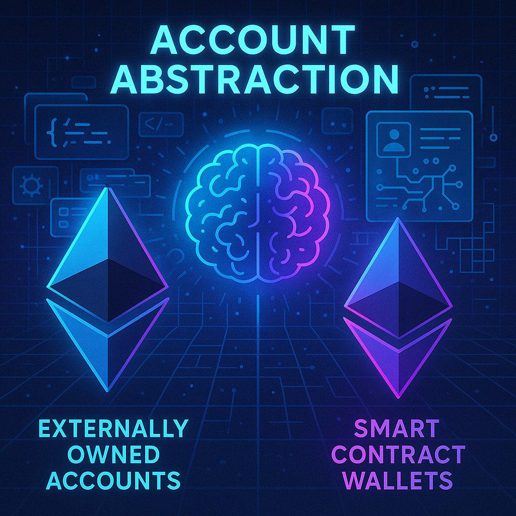 Ethereum Account Abstraction ERC-4337 smart contract wallet diagram for developers