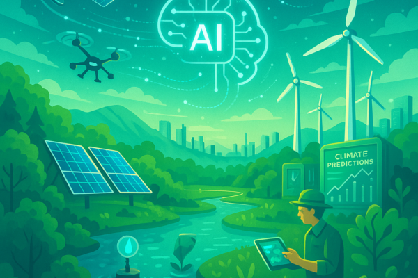 Artificial intelligence technology being used to analyze climate data and protect the environment