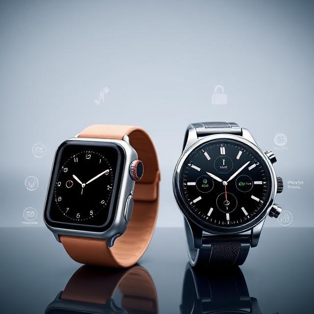 Apple Watch and Samsung Galaxy Watch side by side comparison