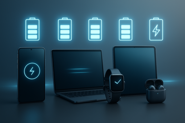 Top gadgets with best battery life in 2024 including smartphones, laptops, smartwatches and earbuds
