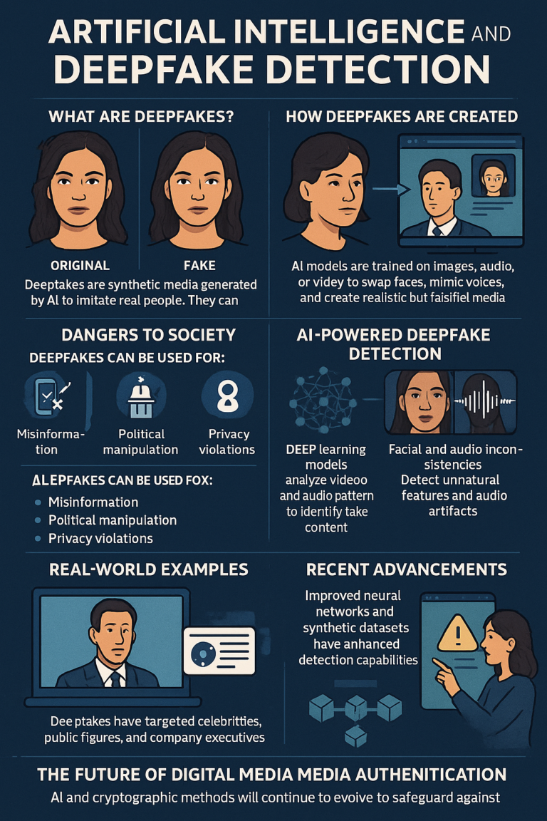 AI deepfake detection technology analyzing a manipulated video face