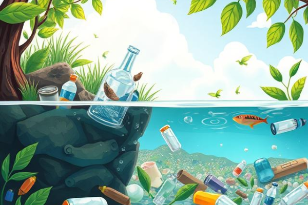 Biodegradable plastic products made from plant-based materials as eco-friendly alternatives to conventional plastics