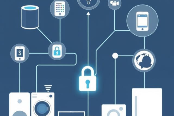 IoT security concept showing connected smart devices protected by cybersecurity protocols