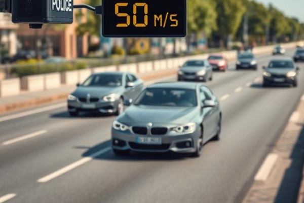Car speed detection technology using radar and lidar on a highway