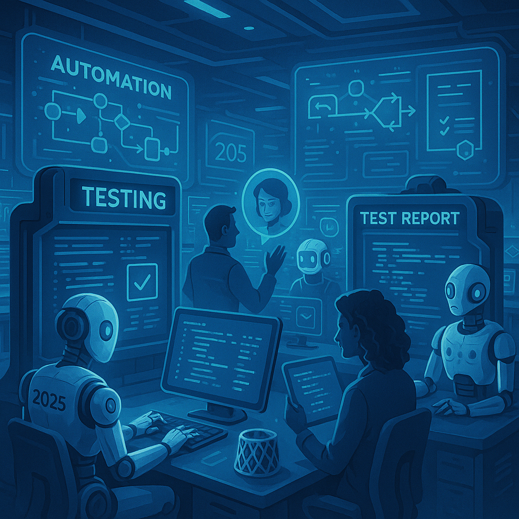 Developer setting up automated software testing tools like Selenium, Cypress, and Playwright in 2025