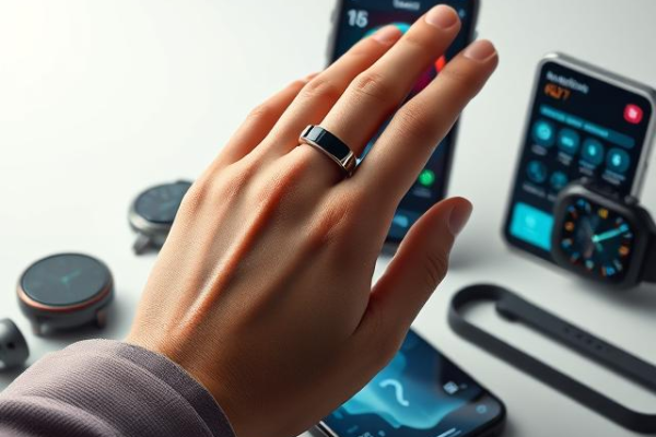 Smart wearable rings including Oura Ring and NFC Ring for health tracking and contactless payments