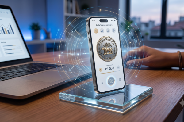 Digital payment icons representing RBI's Payments Vision 2028 roadmap for India