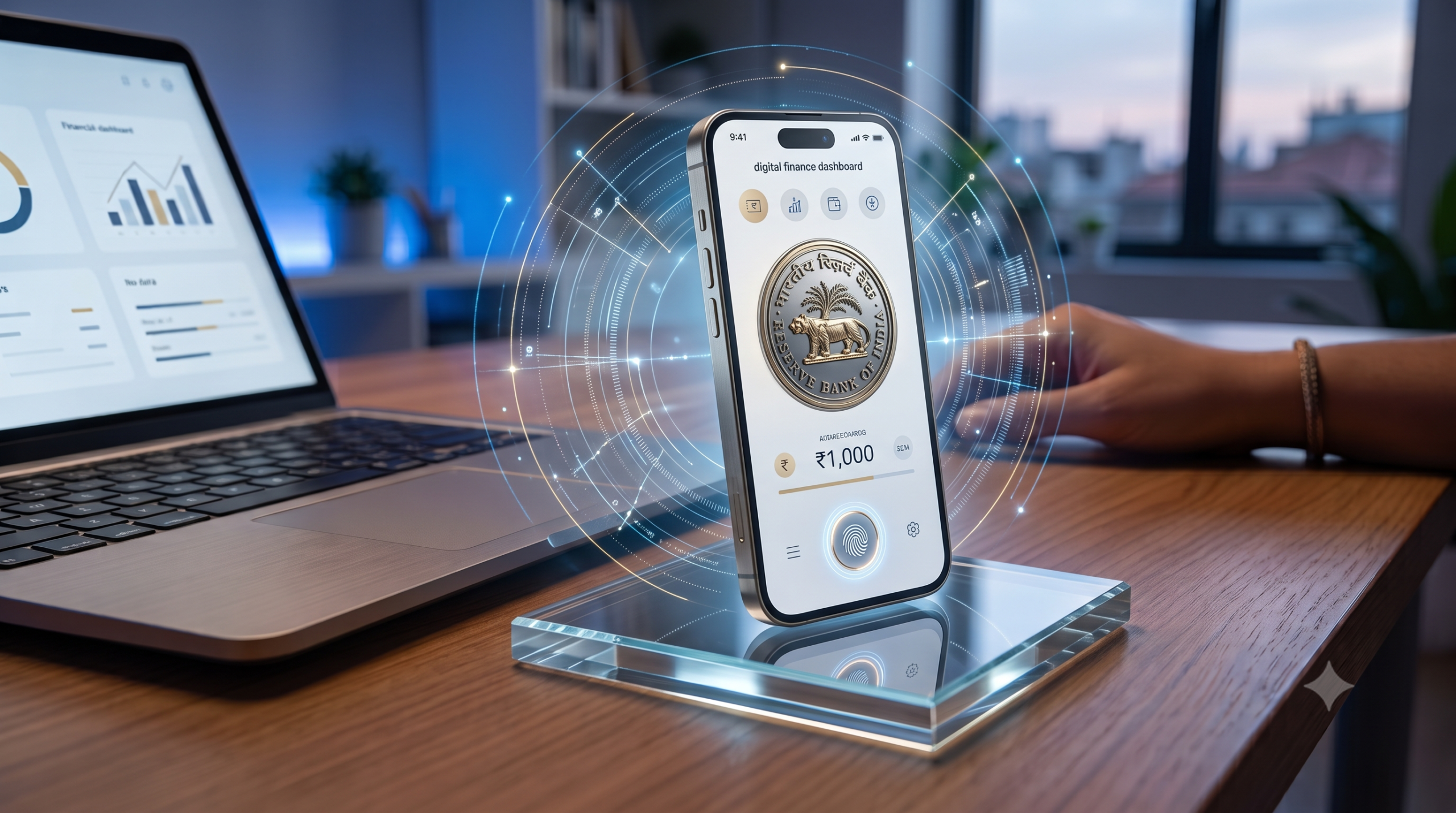 Digital payment icons representing RBI's Payments Vision 2028 roadmap for India