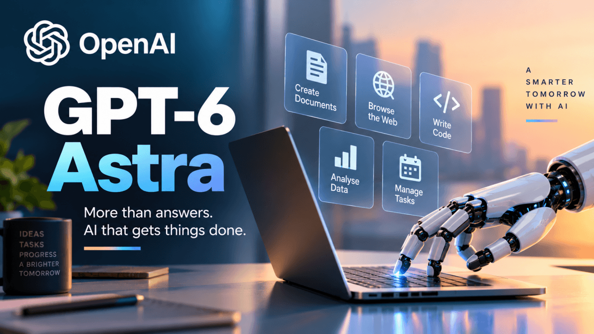 OpenAI GPT-6 Astra flagship AI model interface displayed on a modern computer screen